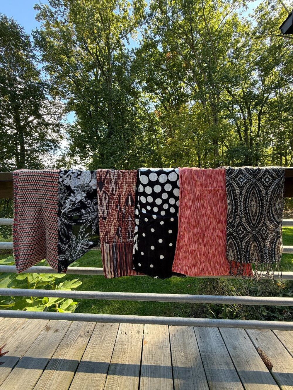 Lot of 6 SCARVES J Jill, Chicos. Infinity, Wrap, Scarf